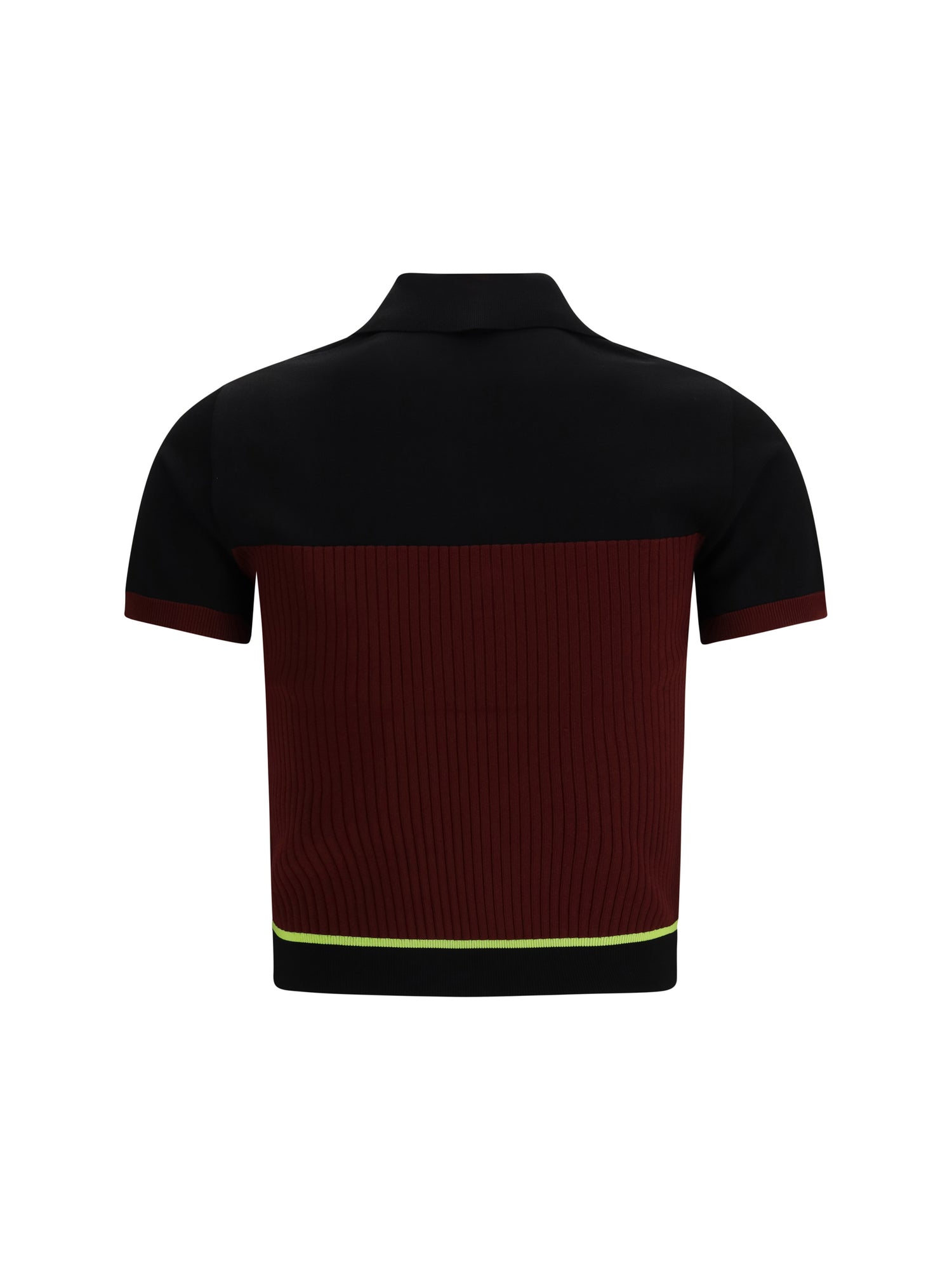 CASABLANCA L striped short-sleeve polo shirt