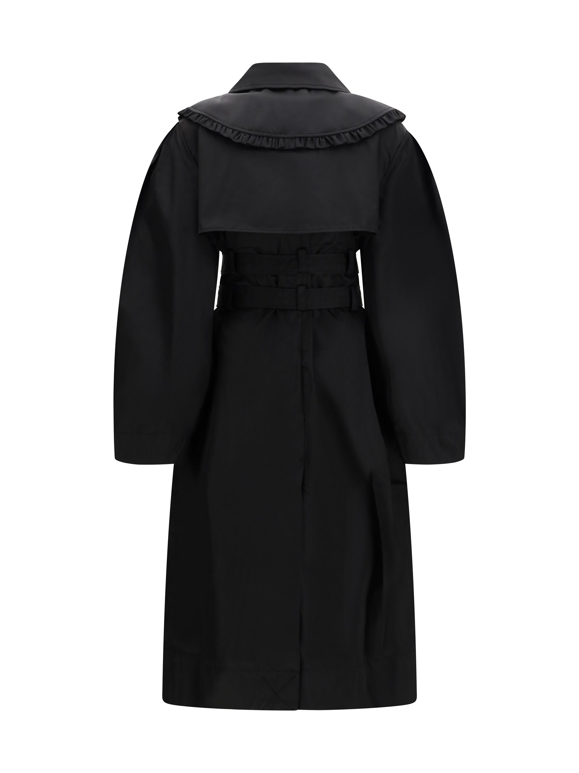 belted double-breasted coat