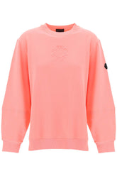 crewneck sweatshirt with emb