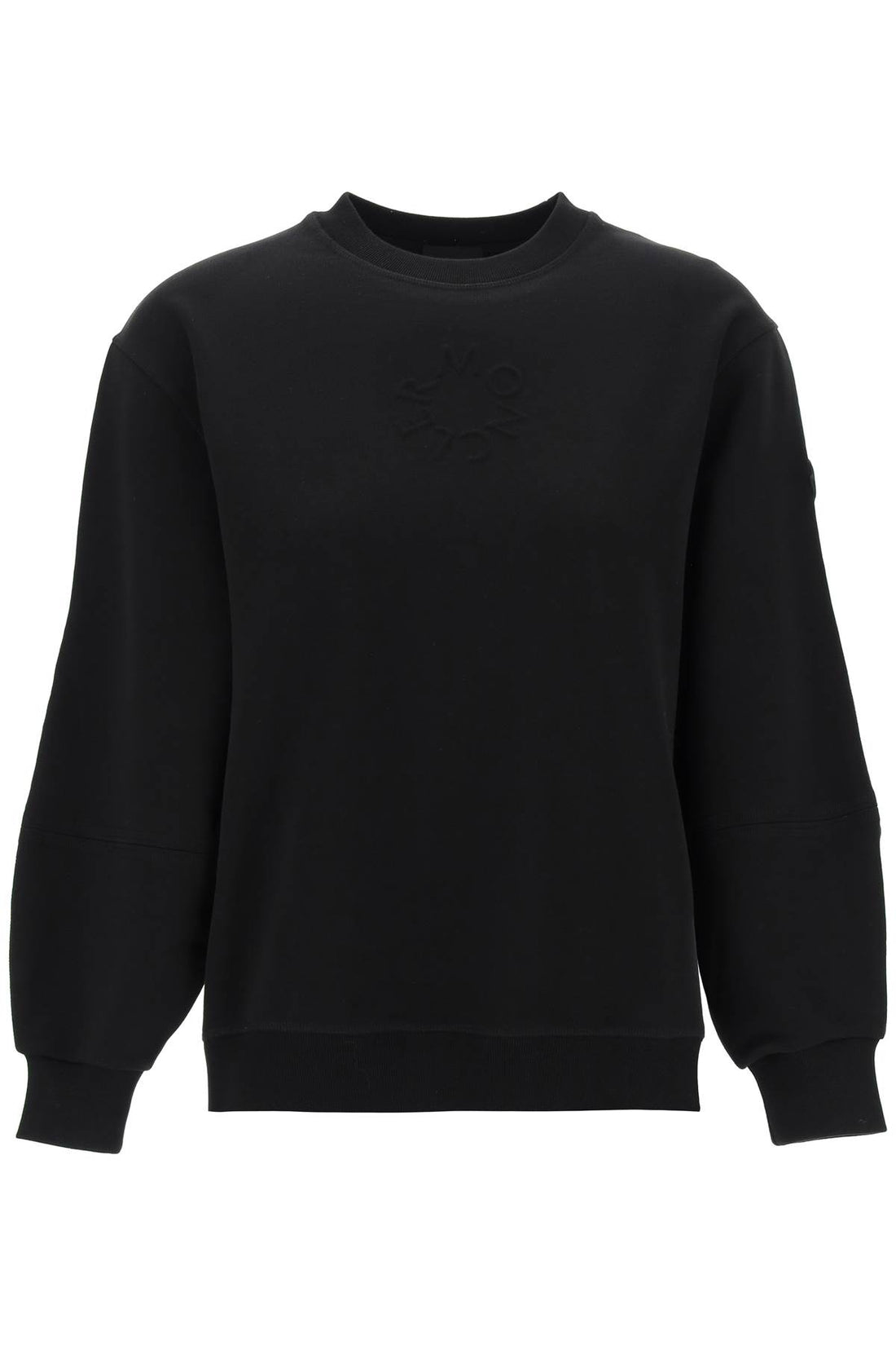 crewneck sweatshirt with emb