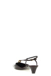fendi ffold leather slingbacks