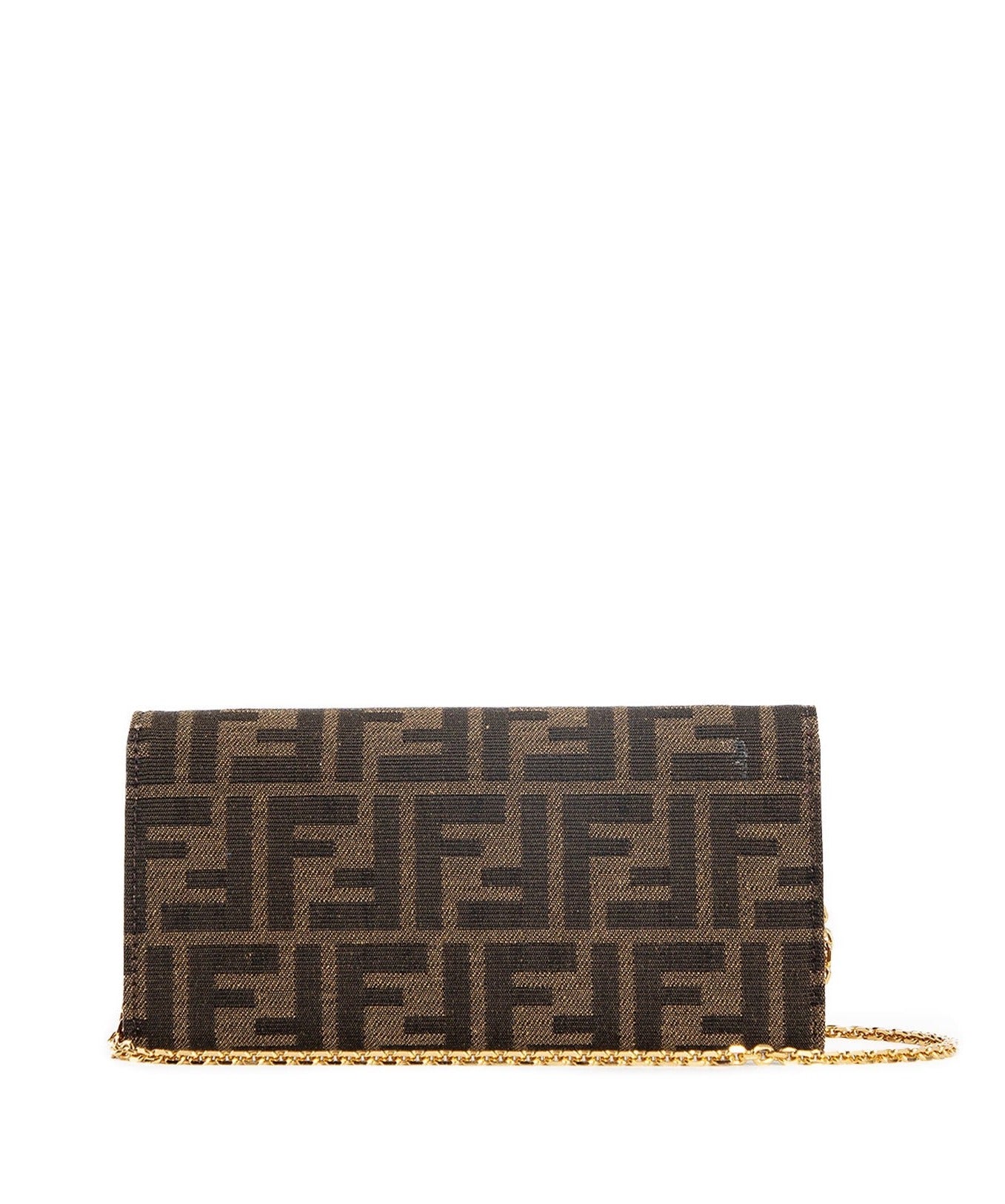 FF Jacquard Baguette Wallet On Chain