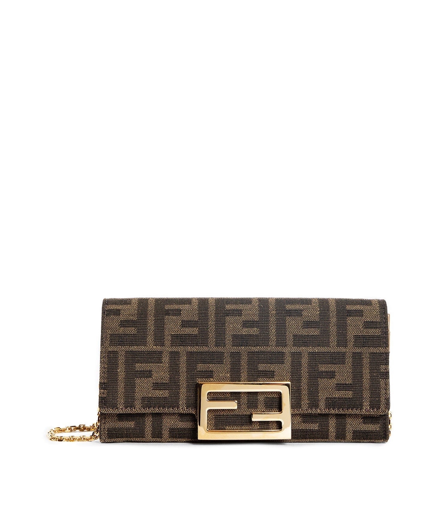 FF Jacquard Baguette Wallet On Chain