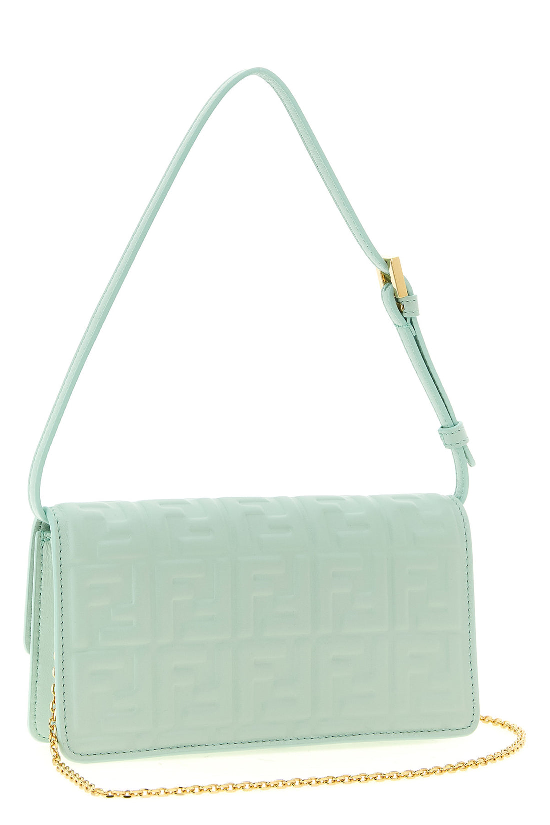 FENDI OS the fendi wallet on chain baguette shoulder bag stands out for its compact and s