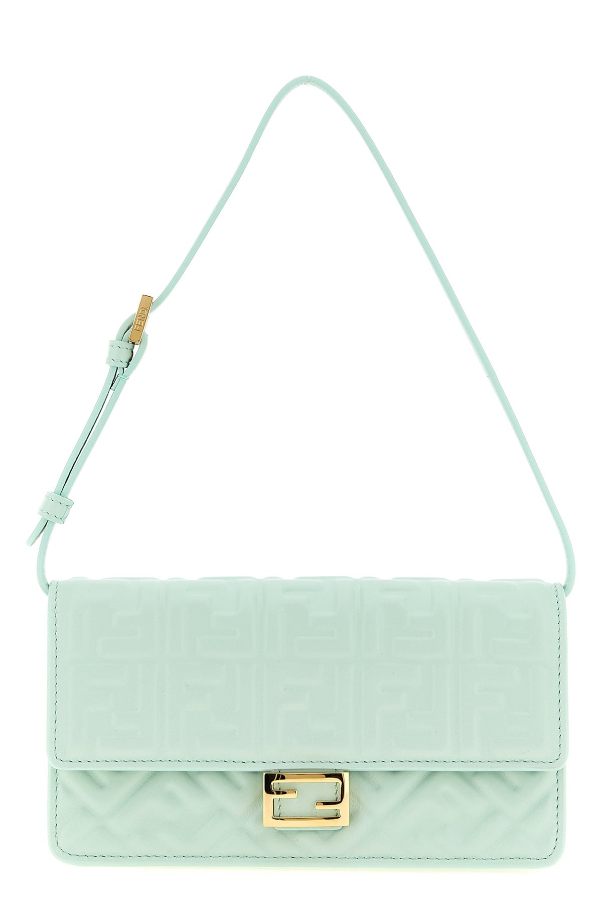 the fendi wallet on chain baguette shoulder bag stands out for its compact and s