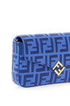 the fendi ff diamonds wallet on chain is made of fine calf leather