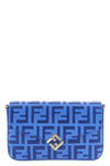 the fendi ff diamonds wallet on chain is made of fine calf leather