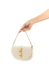 leather fendigraphy wallet on chain