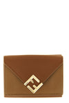 the fendi wallet trifold mini ff wallet is distinguished by a geometric and comp