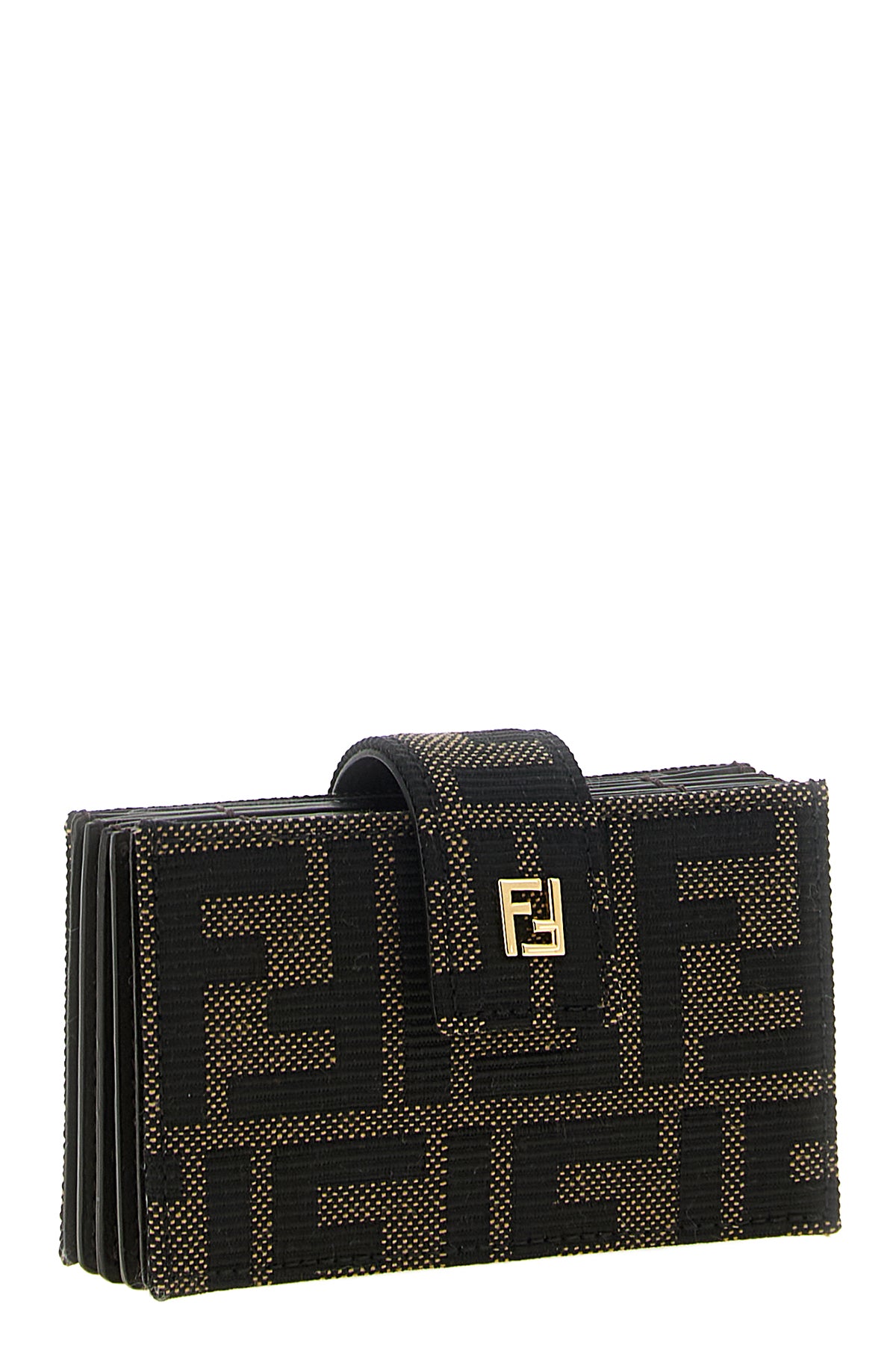 the fendi cardholder defines the daily organization through a compact and struct