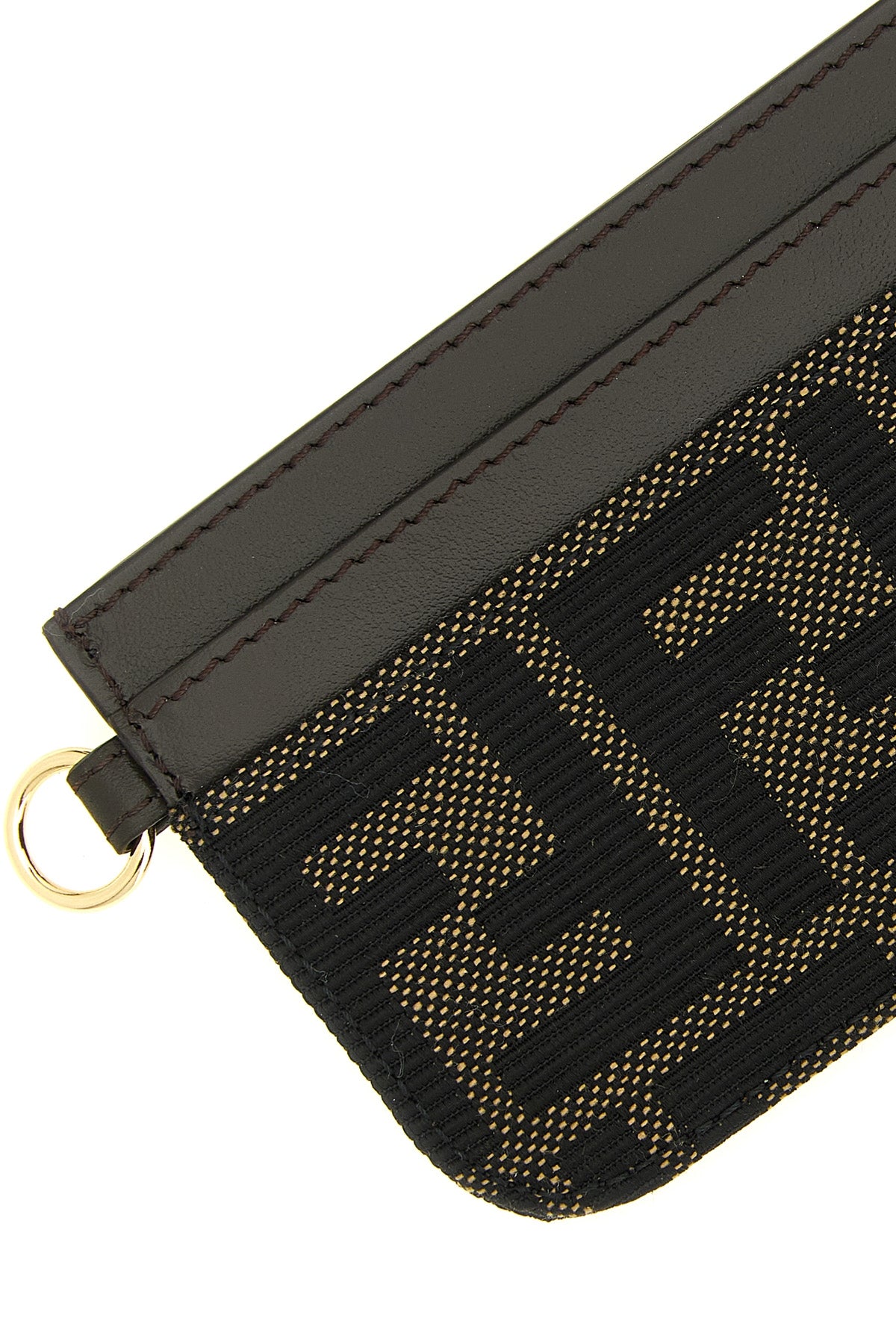 the fendi cardholder defines the excellence of compact accessories through a geo