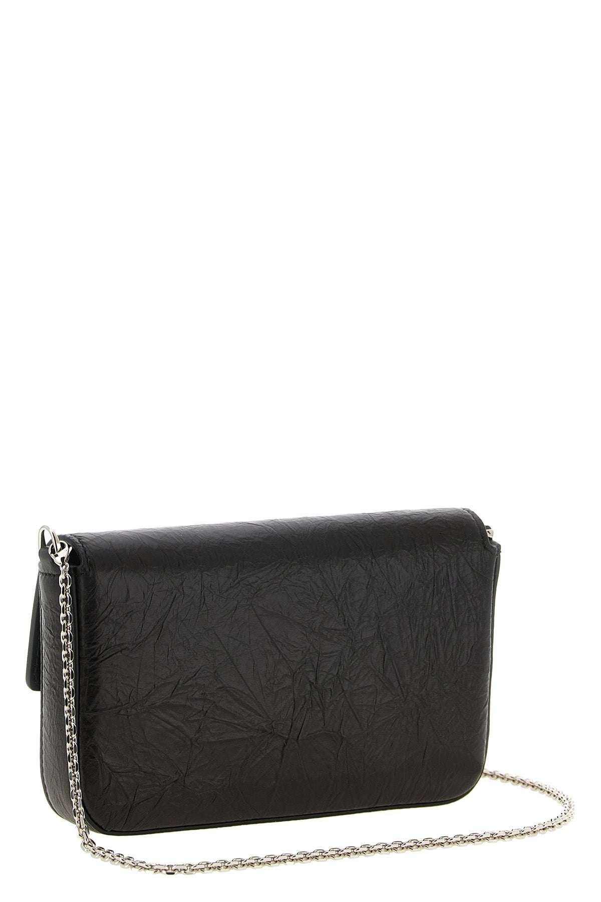 the fendi tube wallet is distinguished by a compact structure made of fine cal