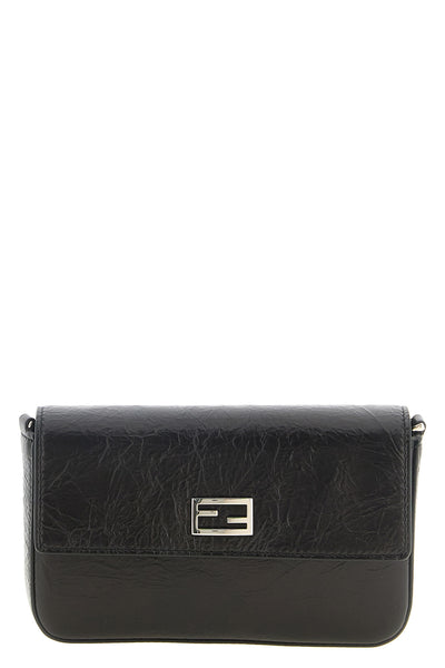 the fendi tube wallet is distinguished by a compact structure made of fine cal