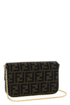 the fendi tube wallet on chain stands out for its compact and structured silho