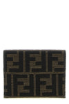 the fendi cardholder is distinguished by a compact folding construction