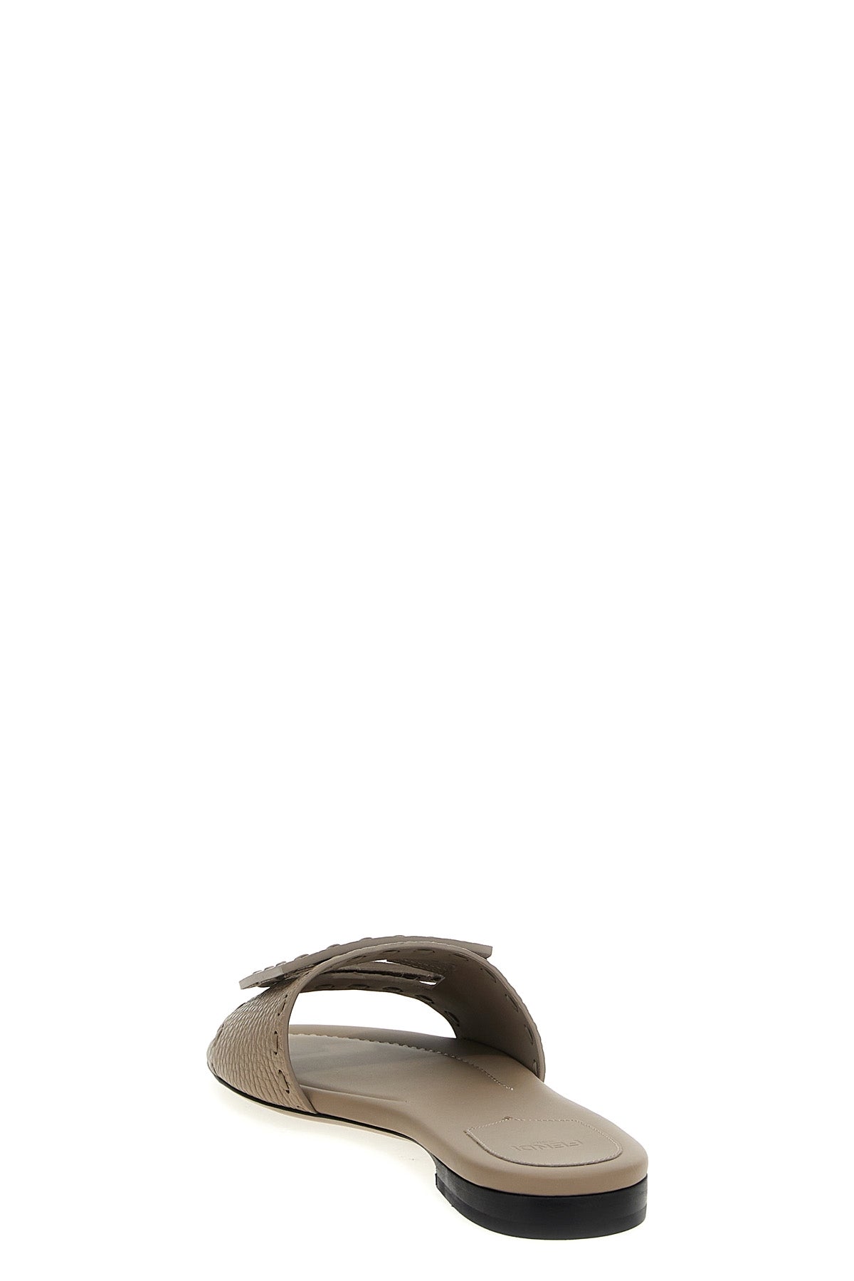 baguette slides in tumbled leather finished