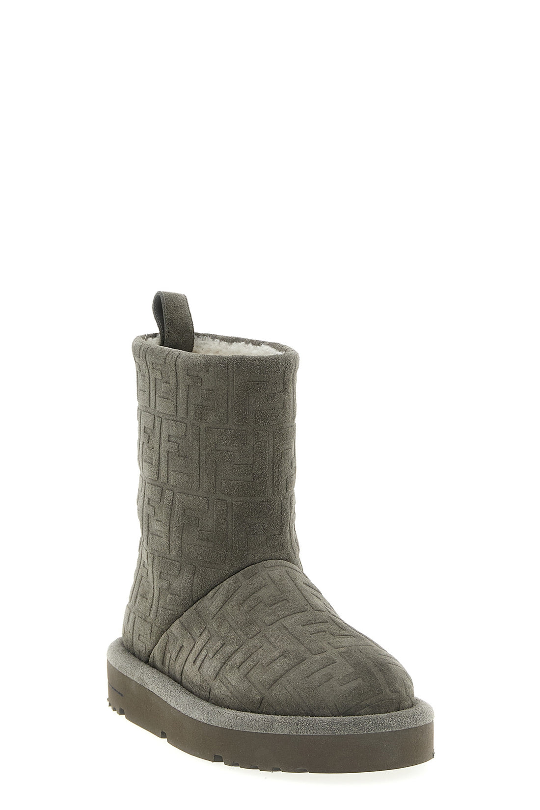 FENDI 35 low suede apres chic boots