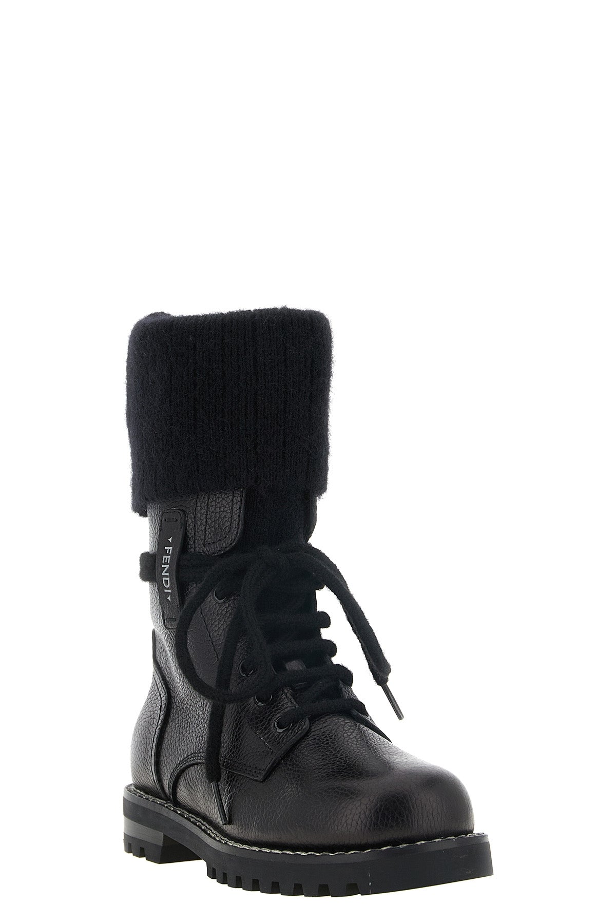 the fendi commando ankle boots feature a utility construction in fine black hamm