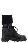 the fendi commando ankle boots feature a utility construction in fine black hamm