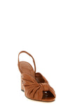 fendi arco shiny nappa leather slingbacks