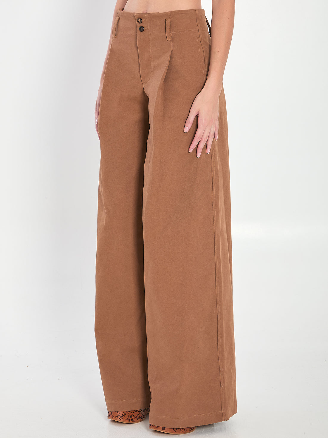 CHLOE 38 wide-leg trousers