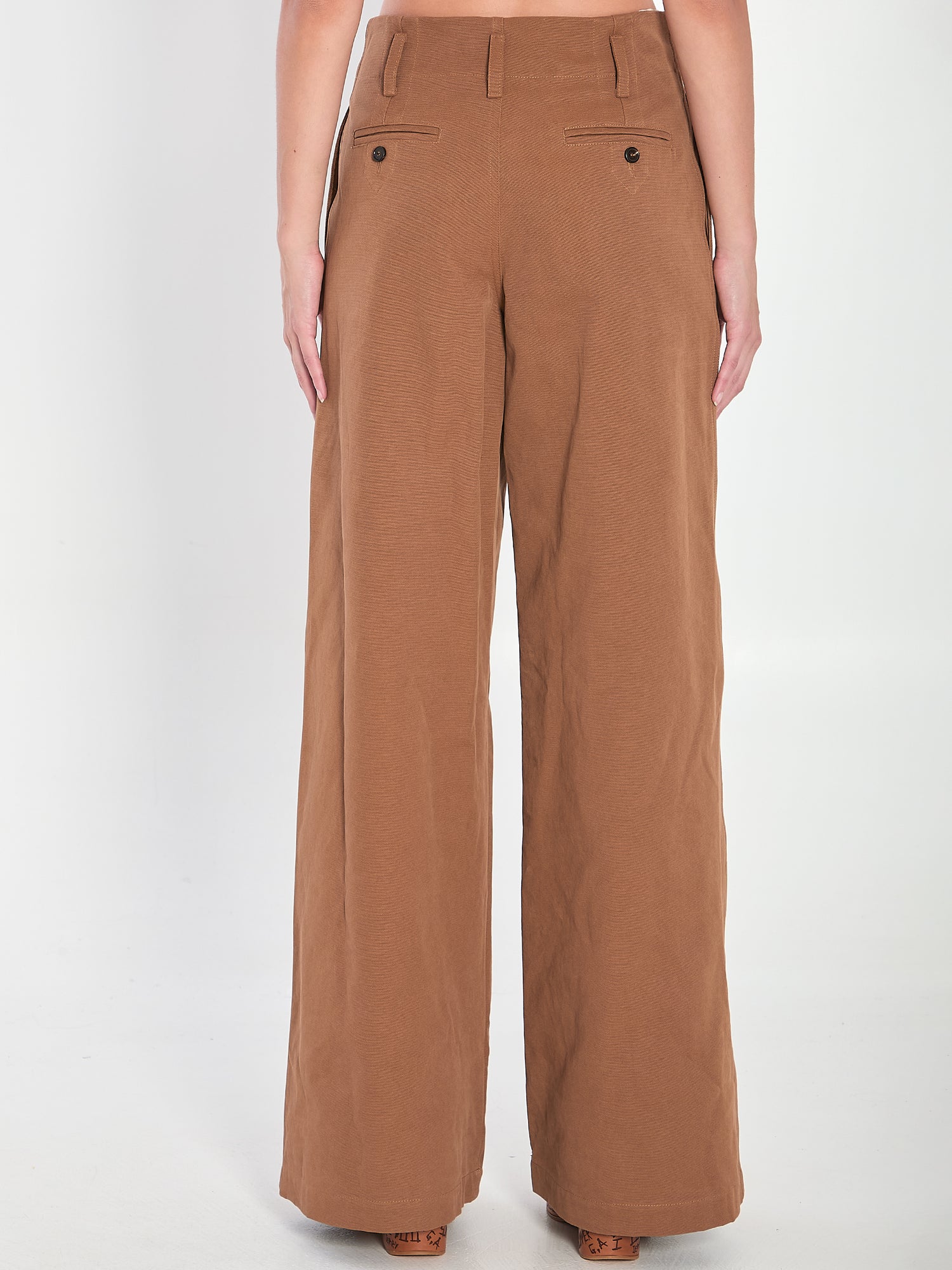 CHLOE 38 wide-leg trousers