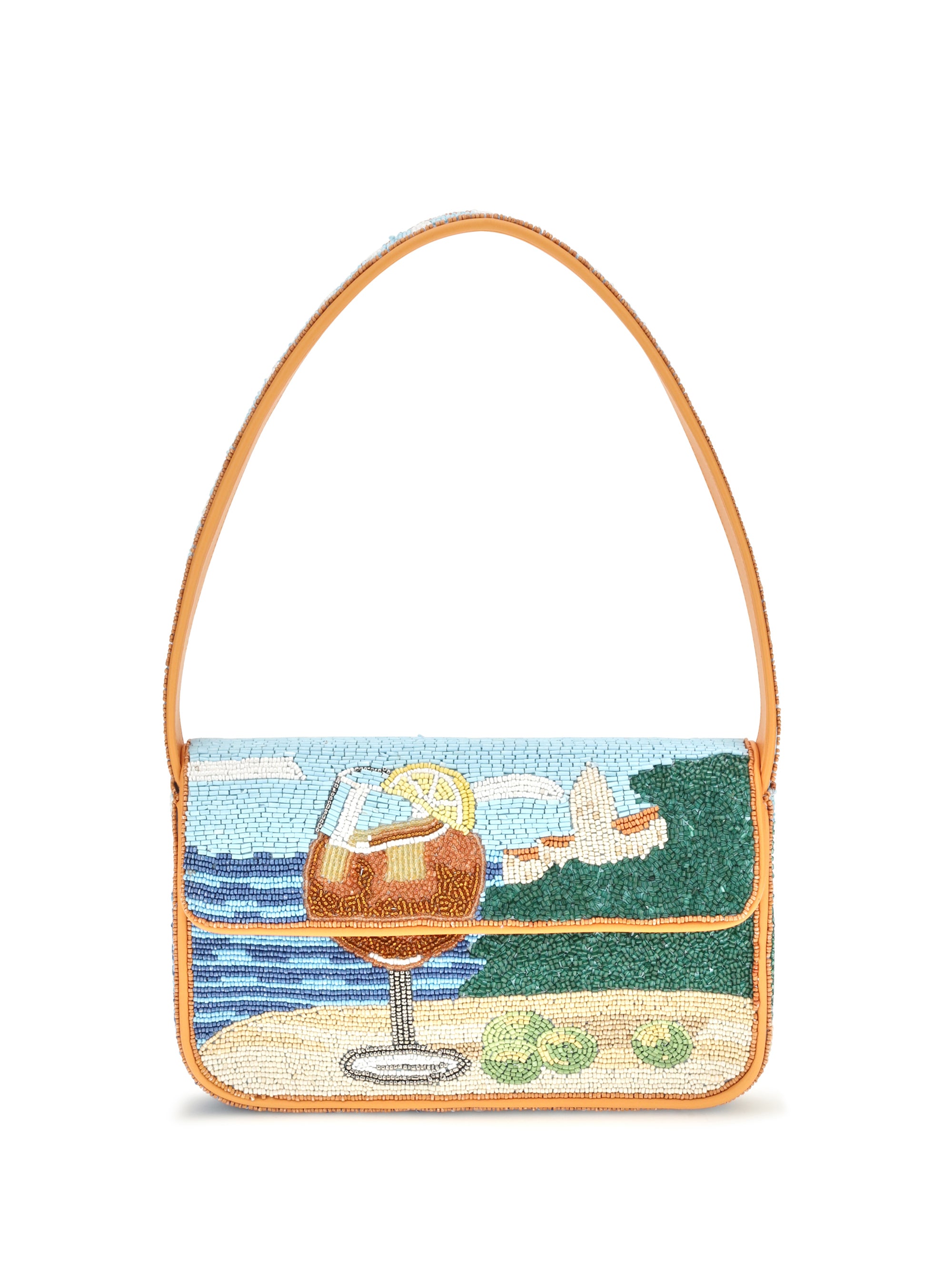 tommy beaded shoulder bag