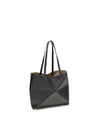 medium puzzle fold tote bag