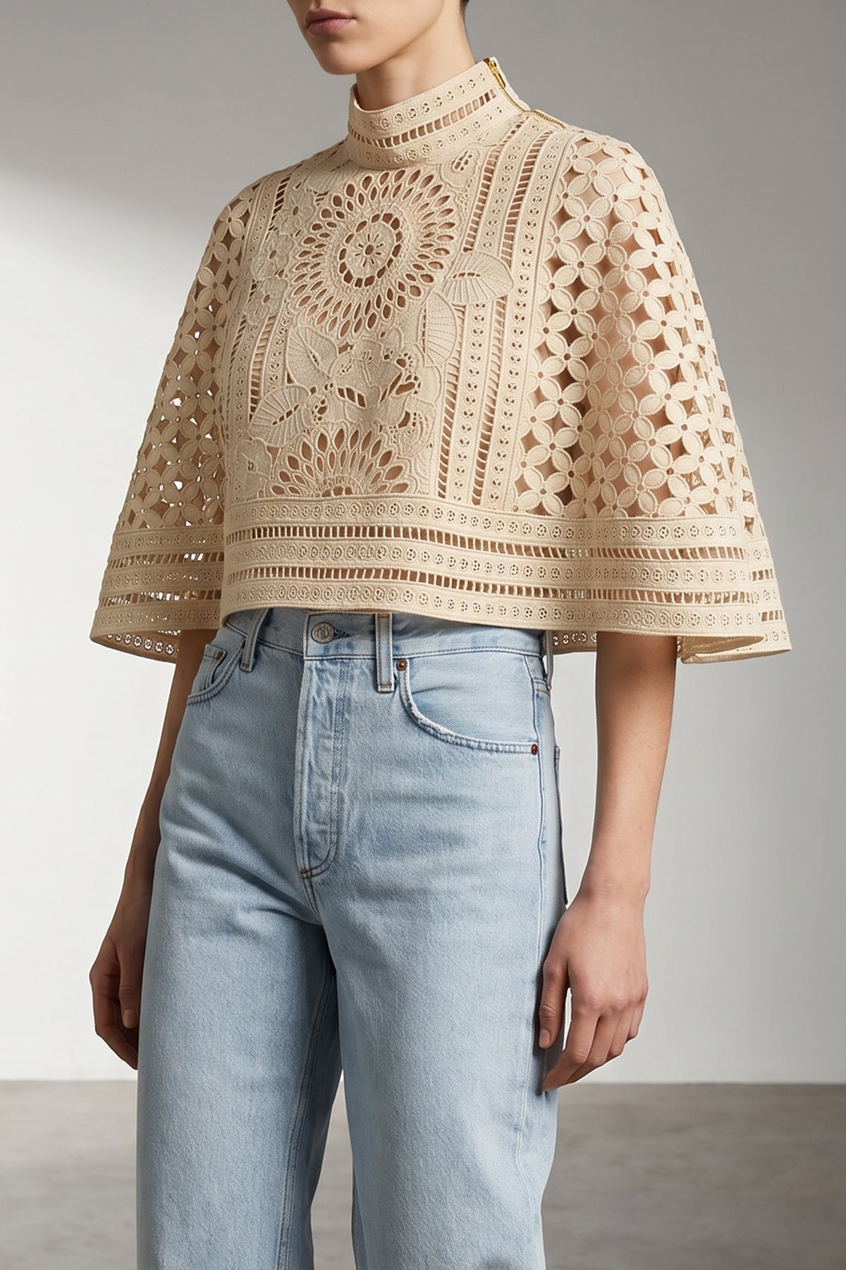 indra cotton poplin cape