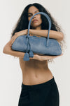 brigitte suede shoulder bag