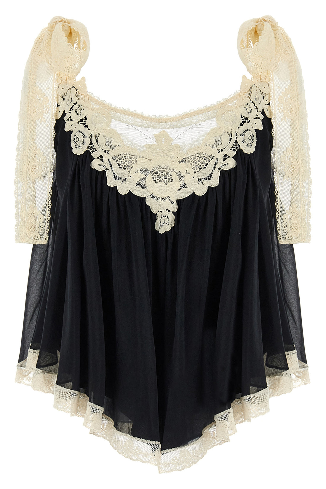 ZIMMERMANN 2 roselight cotton and silk blend top