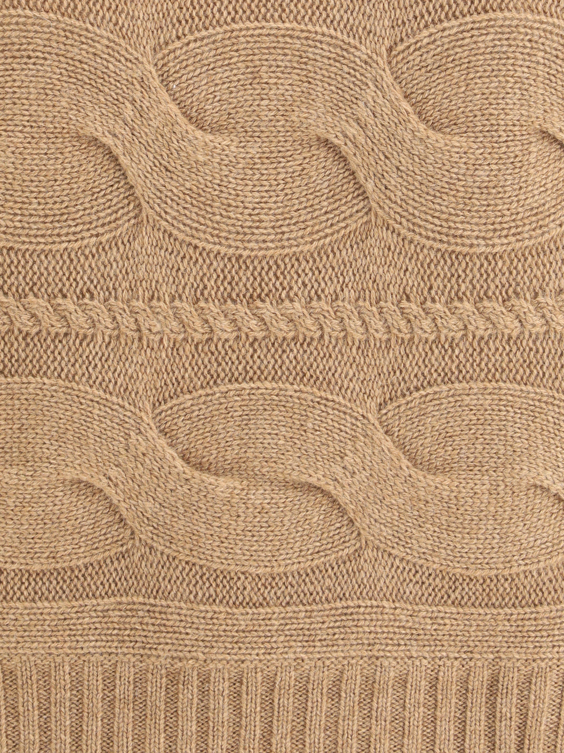 MAX MARA STUDIO L high-neck cable-knit sweater 