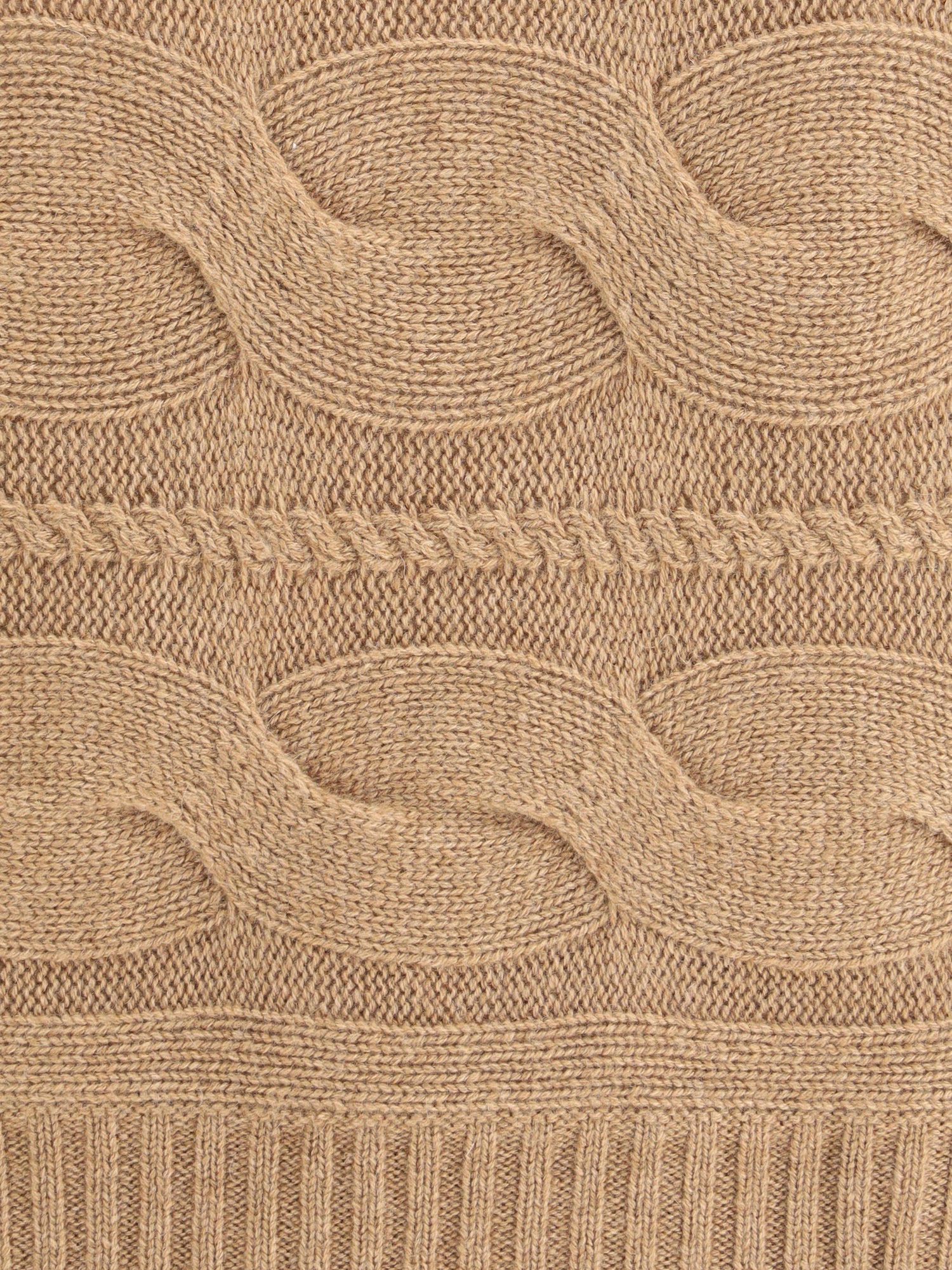 MAX MARA STUDIO L high-neck cable-knit sweater 