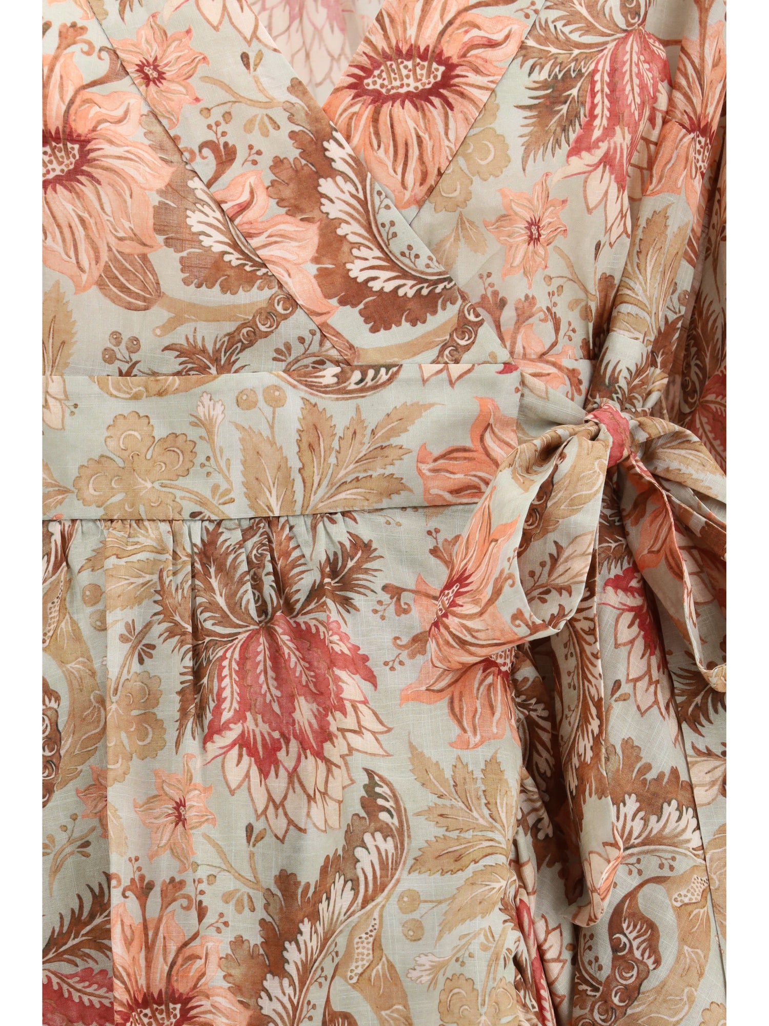 ZIMMERMANN 1 daylight wrap mini dress