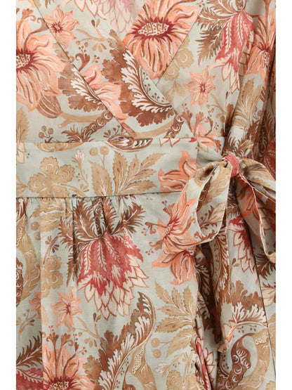 ZIMMERMANN 1 daylight wrap mini dress