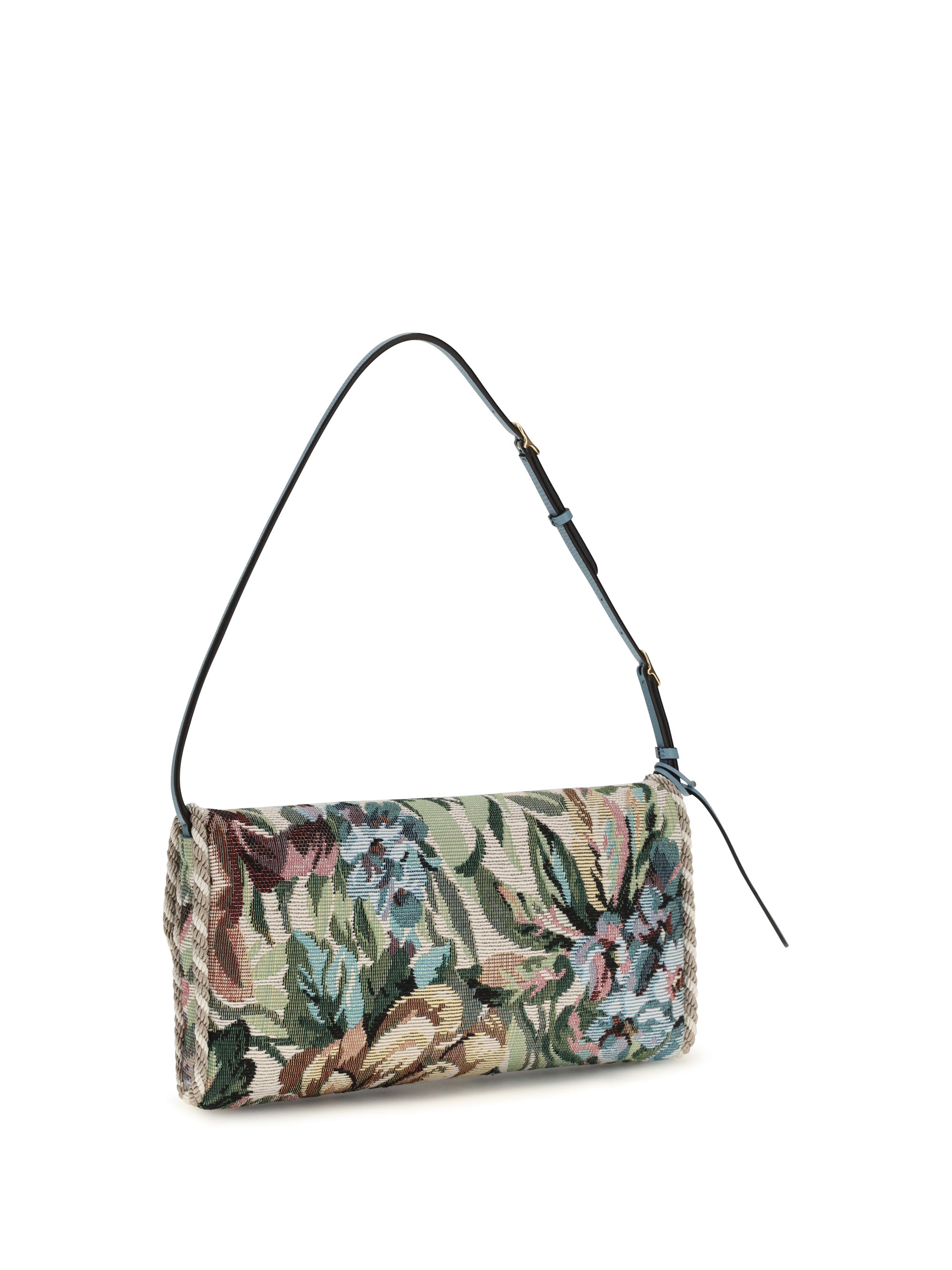 embroidered devain shoulder bag