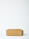 charlie quilted suede drawstring bag