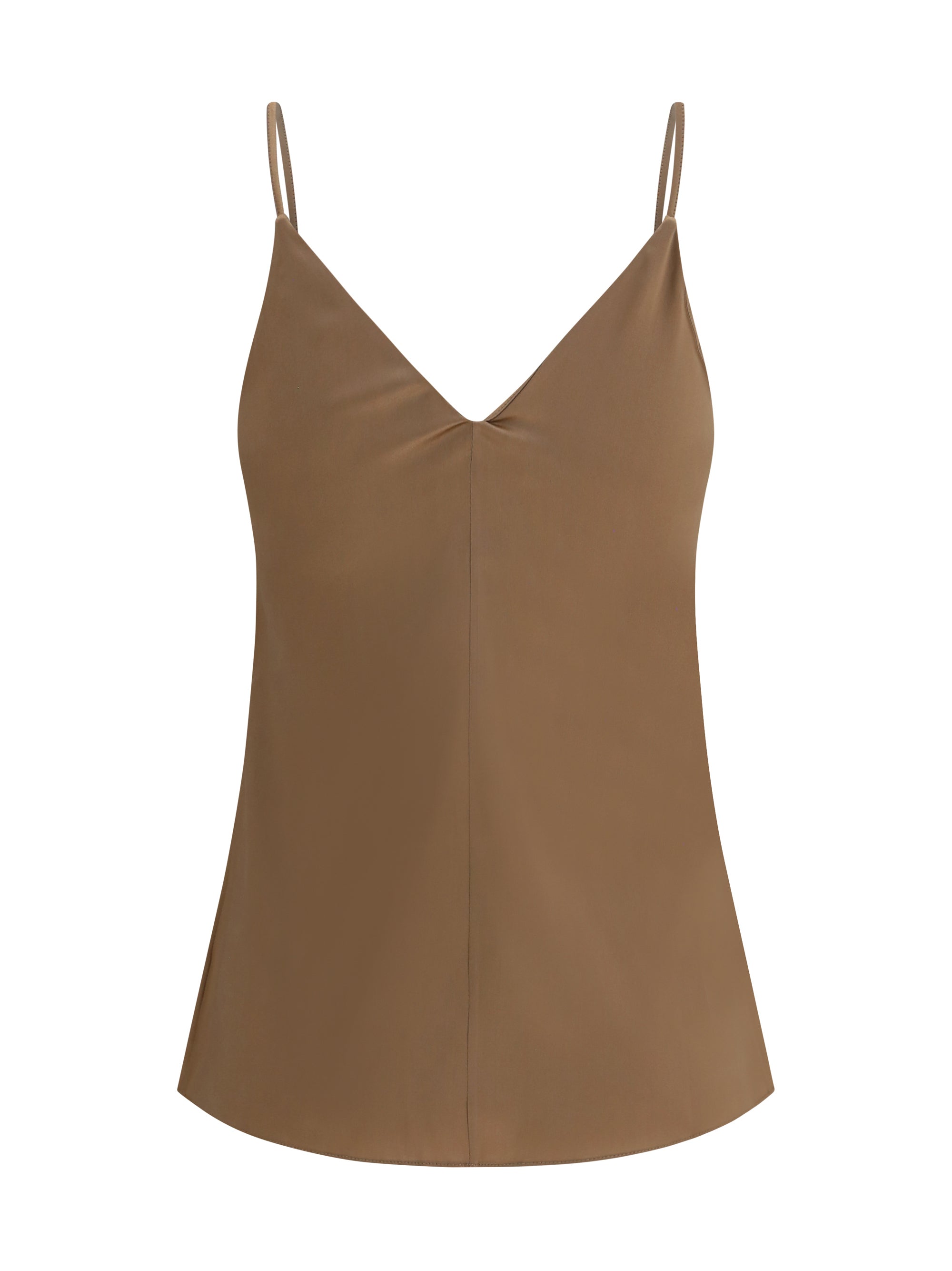 stretch silk top
