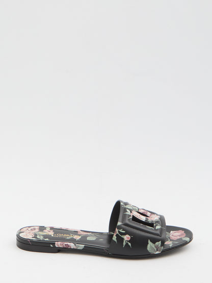 DOLCE&amp;GABBANA 36 floral beachwear slides