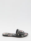 floral beachwear slides