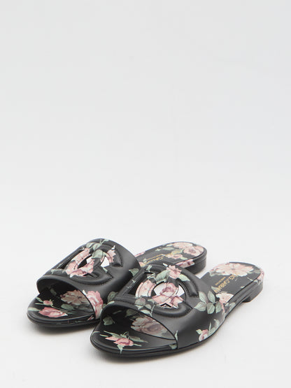 DOLCE&amp;GABBANA 36 floral beachwear slides
