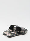 floral beachwear slides