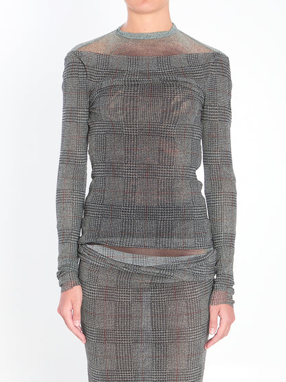 JEAN PAUL GAULTIER M  body shadow and prince of wales top 