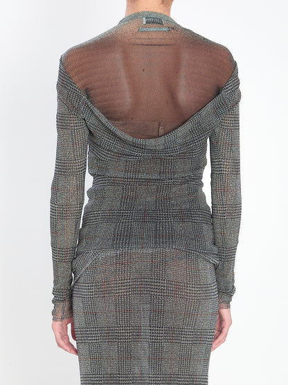 JEAN PAUL GAULTIER M  body shadow and prince of wales top 