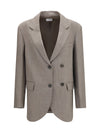 virgin wool double-breasted blazer
