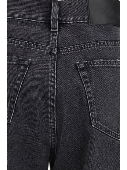 CHLOÉ 25 high-waisted cropped denim jeans