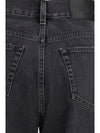 high-waisted cropped denim jeans