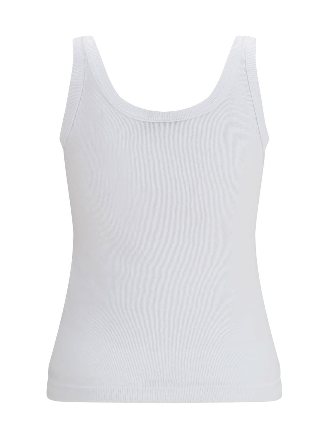 DOLCE &amp; GABBANA 38 ribbed logo tank top