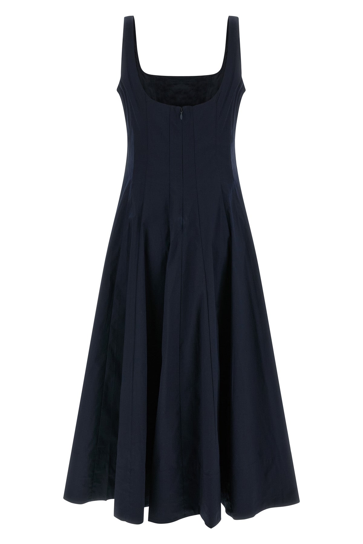 wells midi dress in light cotton poplin