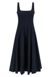 wells midi dress in light cotton poplin